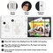 Americanflat 8.5x11 Kids Art Frame with 4x6 Photo Frame - Two Openings - Displays 8.5x11 Artwork and 4x6 Photo Side by Side - Kids Art Frame - Polished Plexiglass - Hanging Hardware